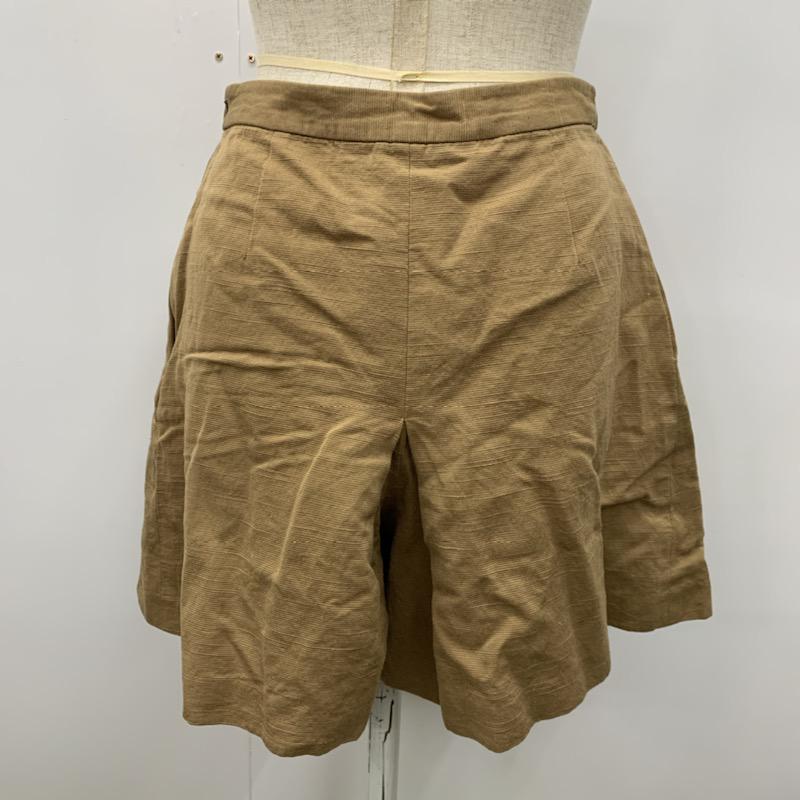 ポール＆ジョー シスター PAUL & JOE SISTER パンツ  プリーツキュロット 36 無地 キャメル / キャメル /  レディース USED 古着 中古 10021563