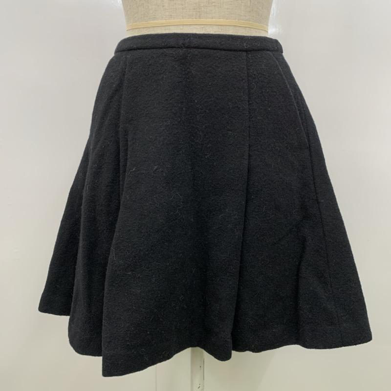 クローラ crolla スカート  スカート 36 無地 黒 / ブラック /  レディース USED 古着 中古 10021590