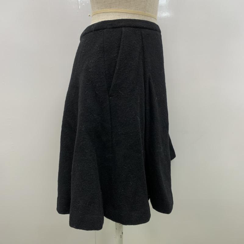 クローラ crolla スカート  スカート 36 無地 黒 / ブラック /  レディース USED 古着 中古 10021590