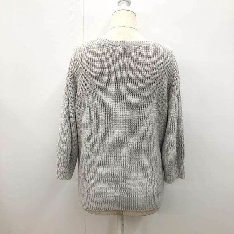 クローラ crolla ニット、セーター  ニット 無地 灰 / グレー /  レディース USED 古着 中古 10021609
