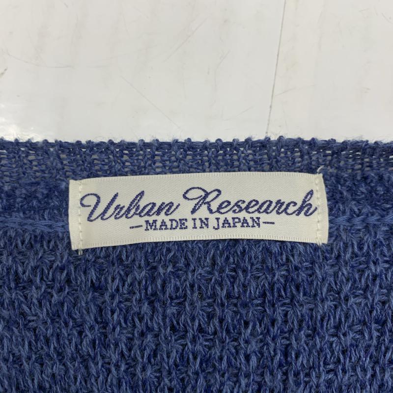 アーバンリサーチ URBAN RESEARCH ニット、セーター  長袖ニット FREE 無地 青 / ブルー /  レディース USED 古着 中古 10021628