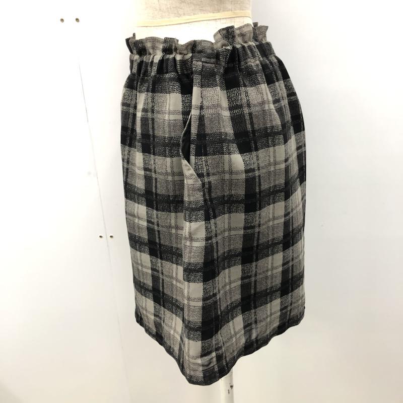 フレームワーク FRAMeWORK パンツ  ショートパンツ チェック 黒 / ブラック /  レディース USED 古着 中古 10021721