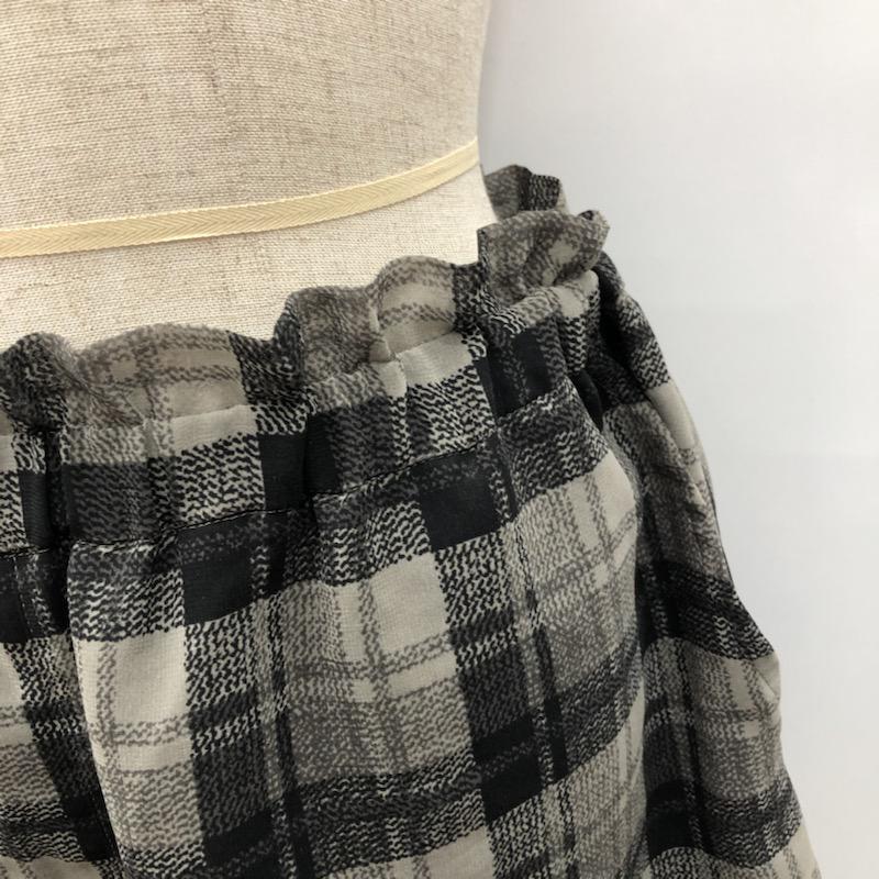 フレームワーク FRAMeWORK パンツ  ショートパンツ チェック 黒 / ブラック /  レディース USED 古着 中古 10021721