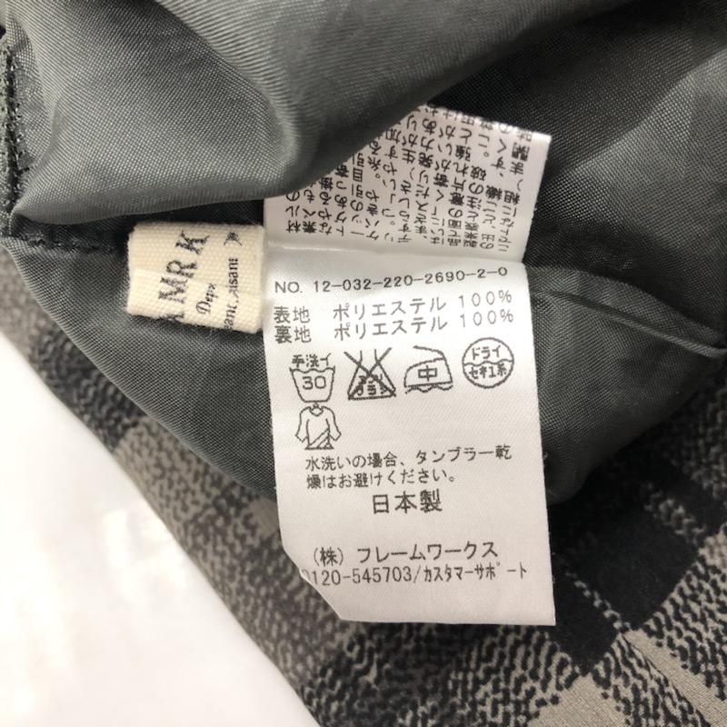 フレームワーク FRAMeWORK パンツ  ショートパンツ チェック 黒 / ブラック /  レディース USED 古着 中古 10021721