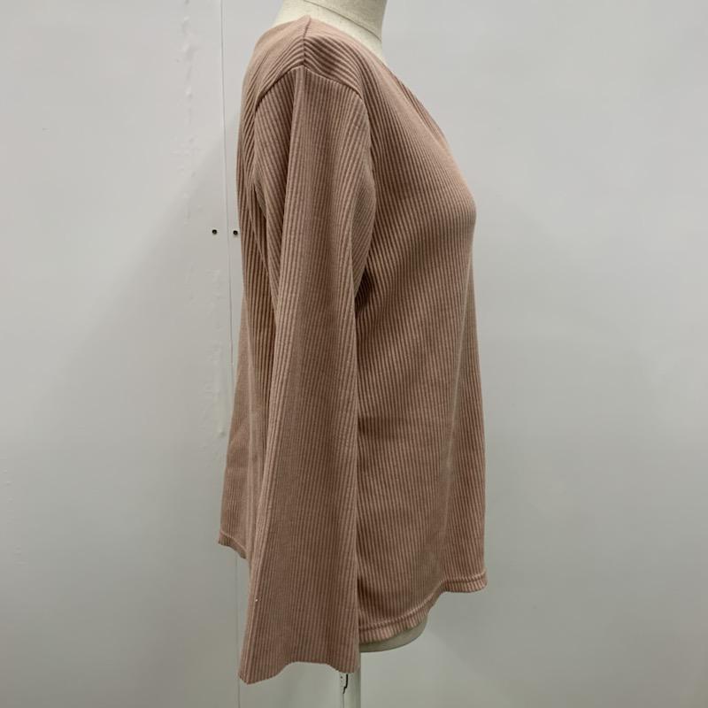 ディスコート Discoat ニット、セーター  リブニット M 無地 桃 / ピンク /  レディース USED 古着 中古 10021731