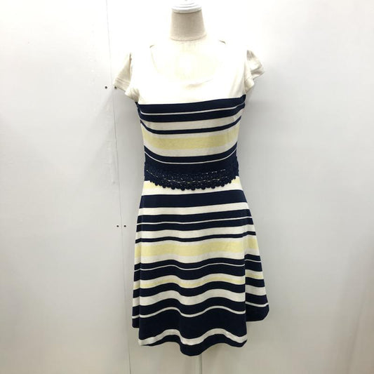 プロポーションボディドレッシング PROPORTION BODY DRESSING ワンピース  ボーダーワンピース 1 ボーダー柄 白 / ホワイト / X 紺 / ネイビー /  レディース USED 古着 中古 10021737