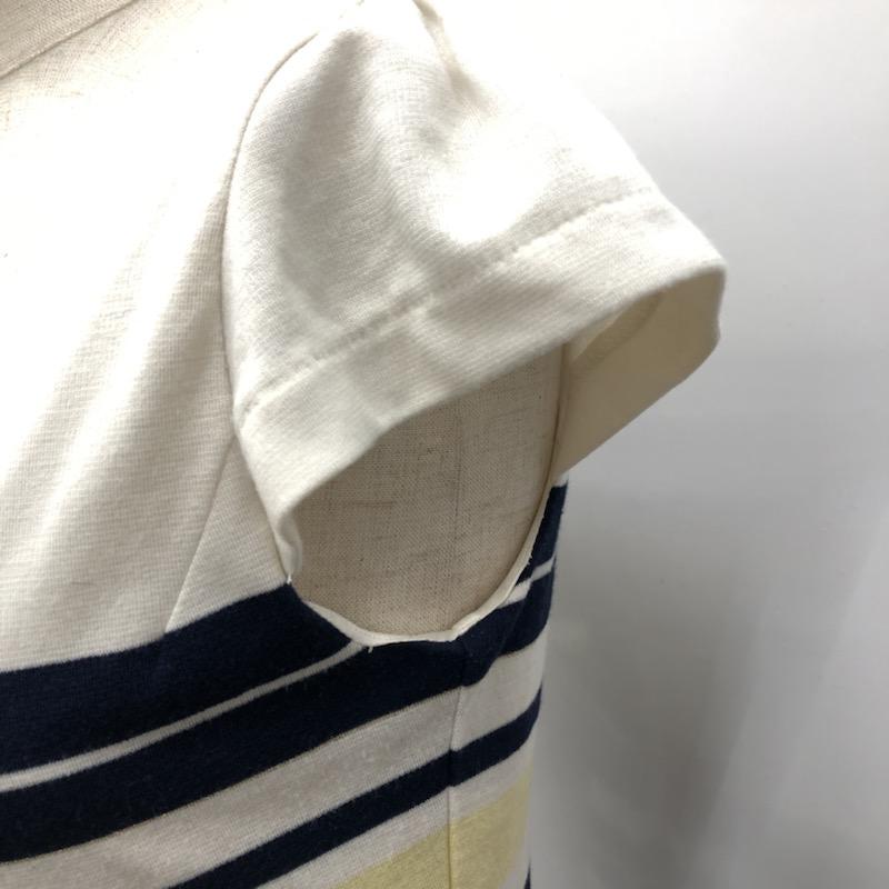 プロポーションボディドレッシング PROPORTION BODY DRESSING ワンピース  ボーダーワンピース 1 ボーダー柄 白 / ホワイト / X 紺 / ネイビー /  レディース USED 古着 中古 10021737