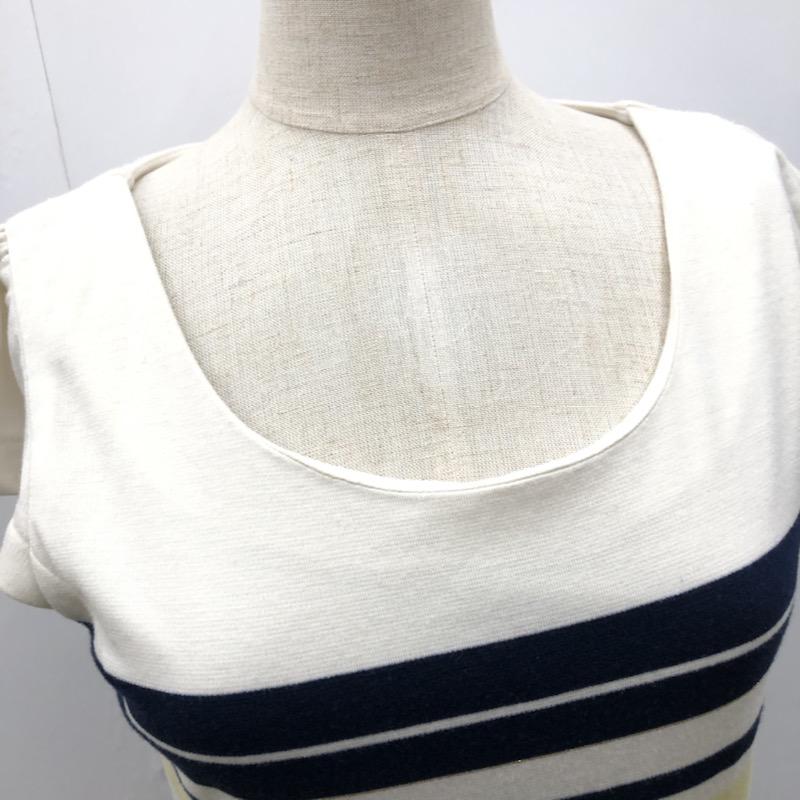 プロポーションボディドレッシング PROPORTION BODY DRESSING ワンピース  ボーダーワンピース 1 ボーダー柄 白 / ホワイト / X 紺 / ネイビー /  レディース USED 古着 中古 10021737