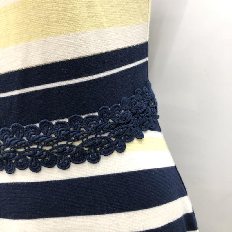 プロポーションボディドレッシング PROPORTION BODY DRESSING ワンピース  ボーダーワンピース 1 ボーダー柄 白 / ホワイト / X 紺 / ネイビー /  レディース USED 古着 中古 10021737
