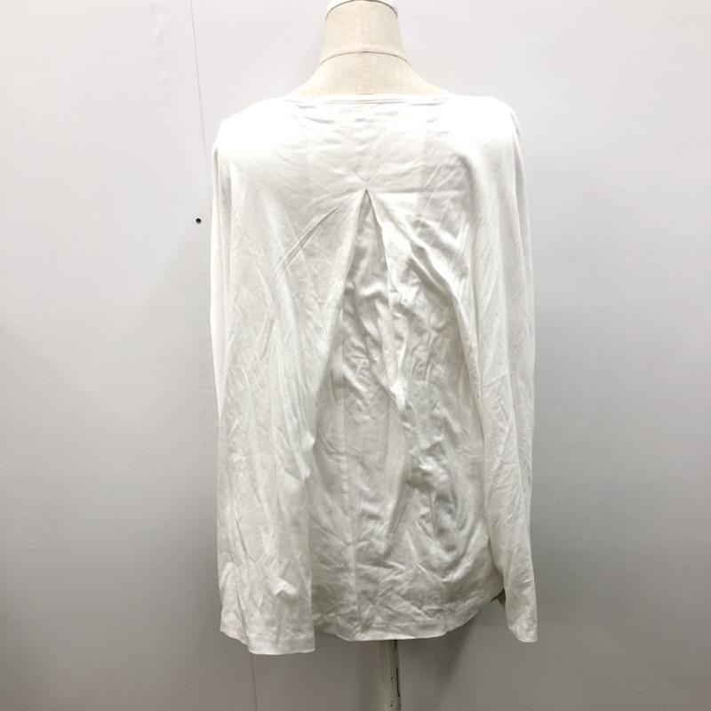 ラグナムーン LAGUNAMOON カットソー  16SSポンチョトップス FREE 無地 白 / ホワイト /  レディース USED 古着 中古 10021738