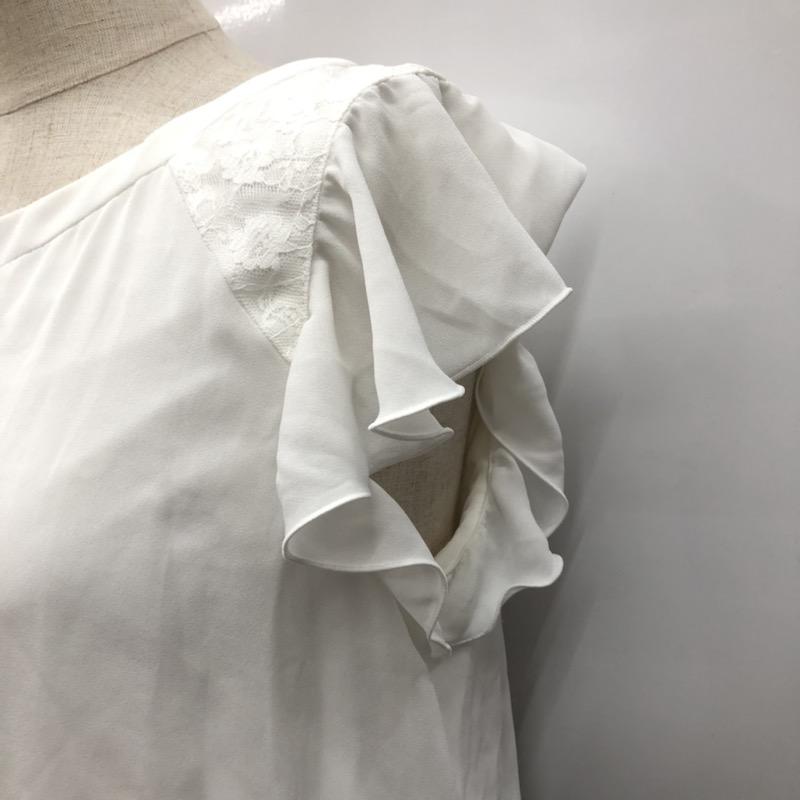 レストローズ L'EST ROSE ワンピース  切替ワンピース 2 無地 白 / ホワイト / X 灰 / グレー /  レディース USED 古着 中古 10021739
