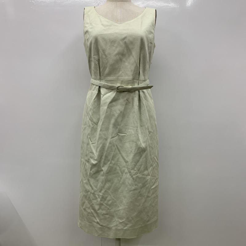 ノーリーズ NOLLEY'S ワンピース  ノースリーブワンピース 38 無地 緑 / グリーン /  レディース USED 古着 中古 10021767