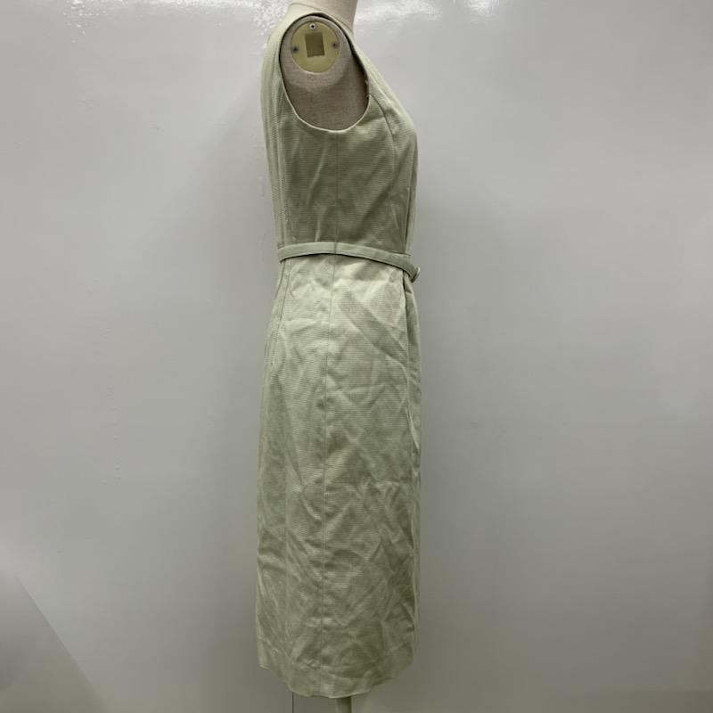 ノーリーズ NOLLEY'S ワンピース  ノースリーブワンピース 38 無地 緑 / グリーン /  レディース USED 古着 中古 10021767