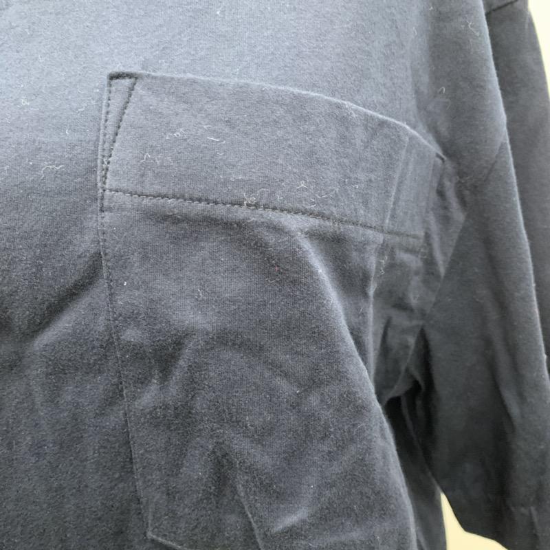 ラグナムーン LAGUNAMOON Tシャツ  ポケットTシャツ　ワイドシルエット FREE 無地 紺 / ネイビー /  レディース USED 古着 中古 10021769
