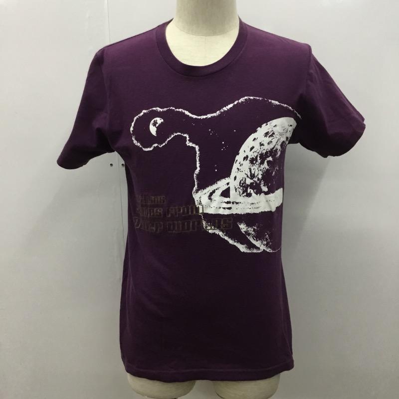 シップス SHIPS Tシャツ 半袖 無地 ロゴ S 無地 X ロゴ、文字 X プリント 紫 / パープル /  メンズ USED 古着 中古 10021817