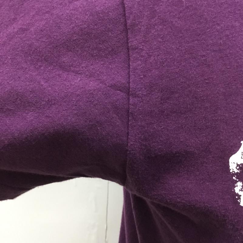 シップス SHIPS Tシャツ 半袖 無地 ロゴ S 無地 X ロゴ、文字 X プリント 紫 / パープル /  メンズ USED 古着 中古 10021817