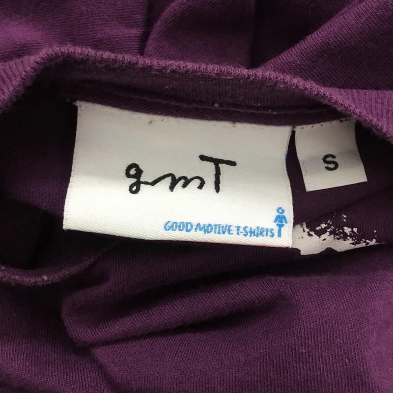 シップス SHIPS Tシャツ 半袖 無地 ロゴ S 無地 X ロゴ、文字 X プリント 紫 / パープル /  メンズ USED 古着 中古 10021817