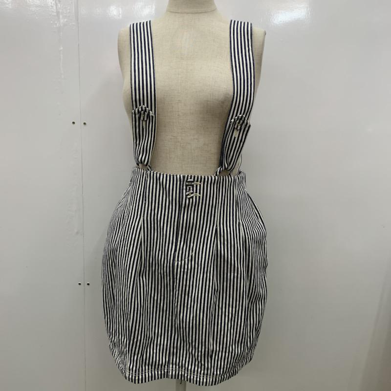 アースミュージックアンドエコロジー earth music&ecology スカート  スカート ストライプ レディース USED 古着 中古 10021830