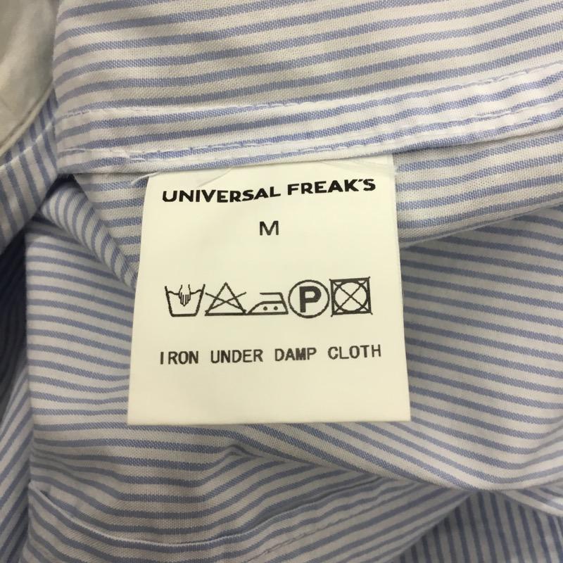フリークスストア FREAK'S STORE シャツ、ブラウス  半袖シャツ M ストライプ メンズ USED 古着 中古 10021854