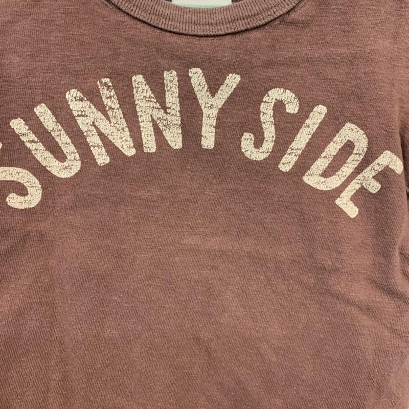 デニムダンガリー DENIM DUNGAREE Tシャツ 半袖 キッズ 半袖Tシャツ 80～85? 説明文参照 茶 / ブラウン /  ボーイズ USED 古着 中古 10021871