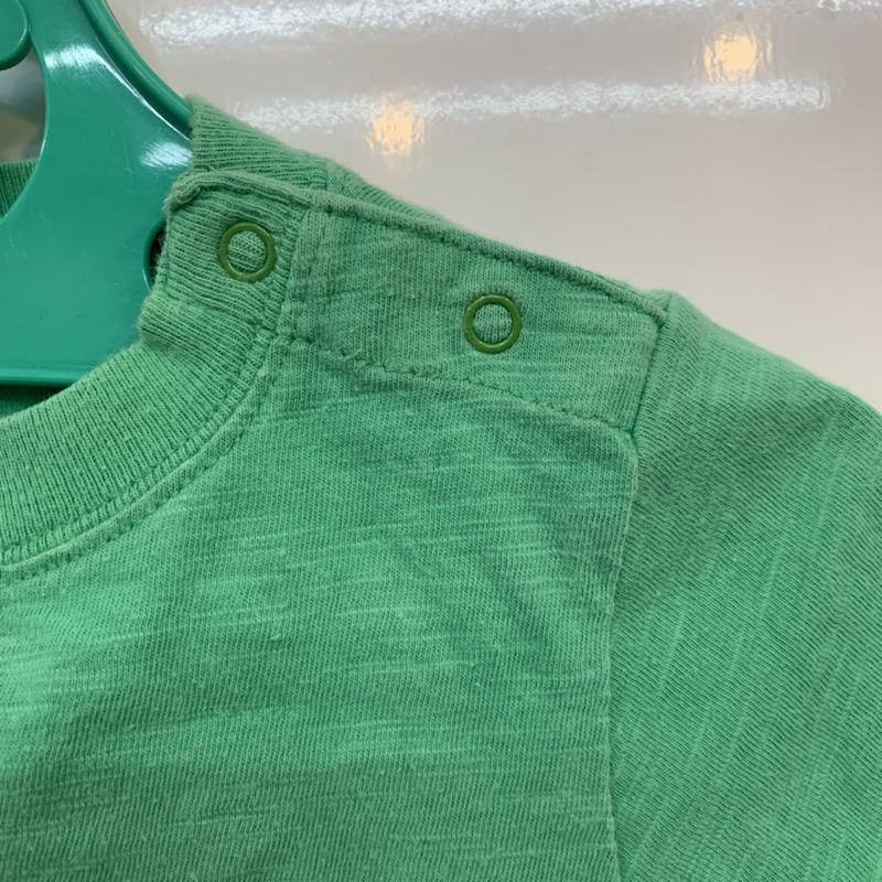 エックスガール X-girl Tシャツ 半袖 キッズ 半袖Tシャツ 80? 12M 緑 / グリーン /  ガールズ USED 古着 中古 10021886