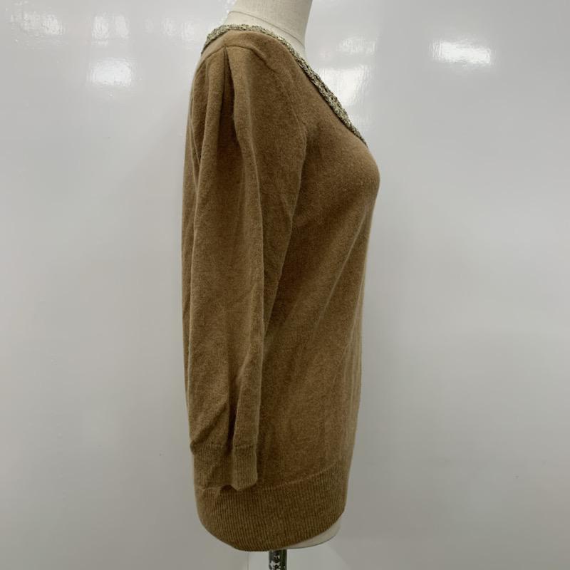 ラピスルーチェパービームス LAPIS LUCE PER BEAMS ニット、セーター  セーター 茶 / ブラウン /  レディース USED 古着 中古 10021904