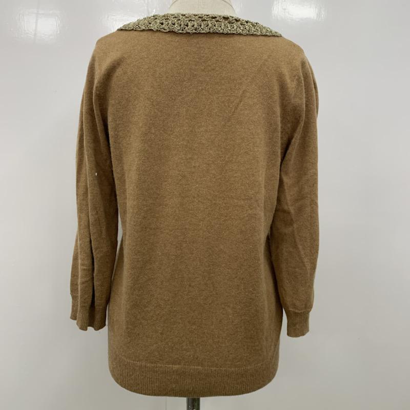 ラピスルーチェパービームス LAPIS LUCE PER BEAMS ニット、セーター  セーター 茶 / ブラウン /  レディース USED 古着 中古 10021904