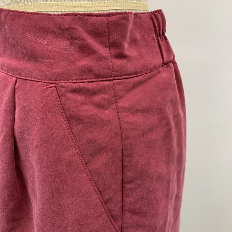ヘザー Heather スカート ミニスカート スカート 無地 S 無地 えんじ / ワインレッド /  レディース USED 古着 中古 10021966