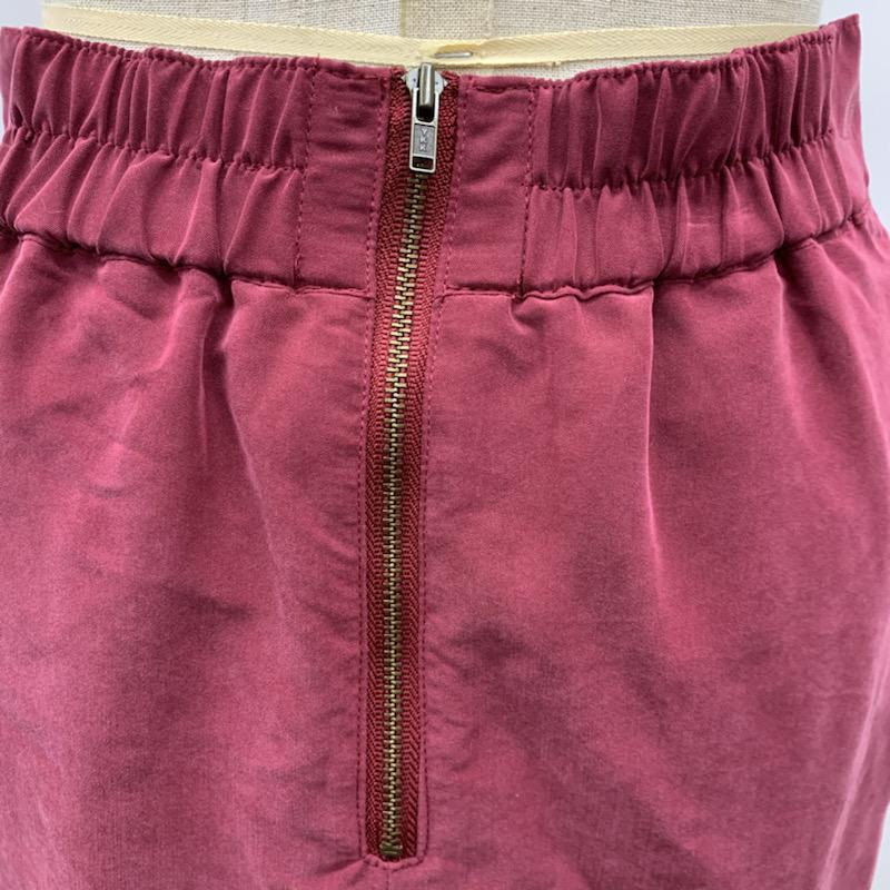 ヘザー Heather スカート ミニスカート スカート 無地 S 無地 えんじ / ワインレッド /  レディース USED 古着 中古 10021966