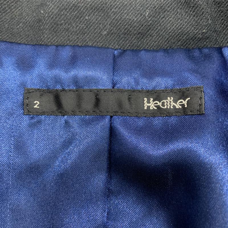 ヘザー Heather ジャケット、上着  ジャケット L 無地 黒 / ブラック /  レディース USED 古着 中古 10022035