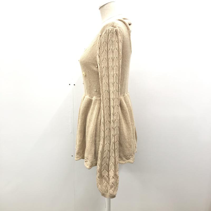 イング INGNI チュニック  セーター ニット M ベージュ / ベージュ /  レディース USED 古着 中古 10022115
