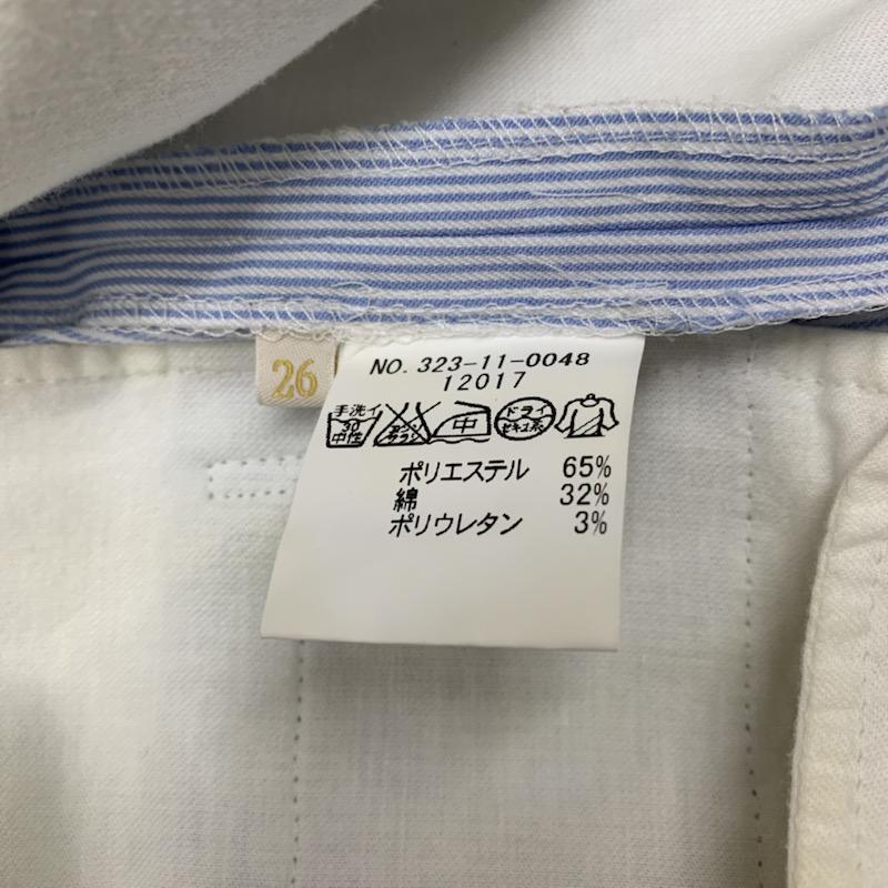 カージュ Khaju ボトムス ボトムス ハイウエスト ストライプ 26 ストライプ 水色 / ライトブルー / X 白 / ホワイト /  レディース USED 古着 中古 10022139