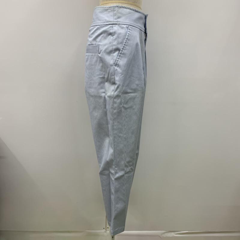 カージュ Khaju ボトムス ボトムス ハイウエスト ストライプ 26 ストライプ 水色 / ライトブルー / X 白 / ホワイト /  レディース USED 古着 中古 10022139