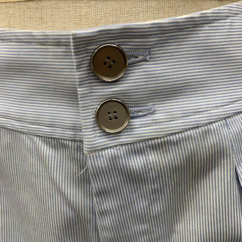 カージュ Khaju ボトムス ボトムス ハイウエスト ストライプ 26 ストライプ 水色 / ライトブルー / X 白 / ホワイト /  レディース USED 古着 中古 10022139