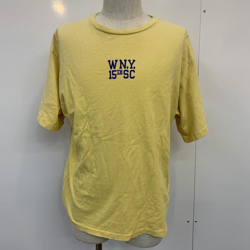 チャオパニック CIAOPANIC Tシャツ 半袖 無地 ロゴ M 無地 X ロゴ、文字 黄 / イエロー /  メンズ USED 古着 中古 10022151