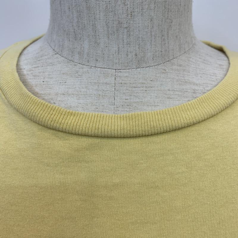 チャオパニック CIAOPANIC Tシャツ 半袖 無地 ロゴ M 無地 X ロゴ、文字 黄 / イエロー /  メンズ USED 古着 中古 10022151