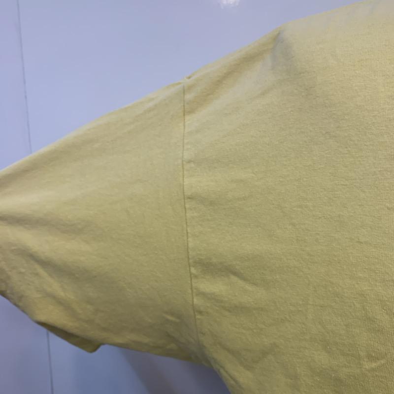 チャオパニック CIAOPANIC Tシャツ 半袖 無地 ロゴ M 無地 X ロゴ、文字 黄 / イエロー /  メンズ USED 古着 中古 10022151