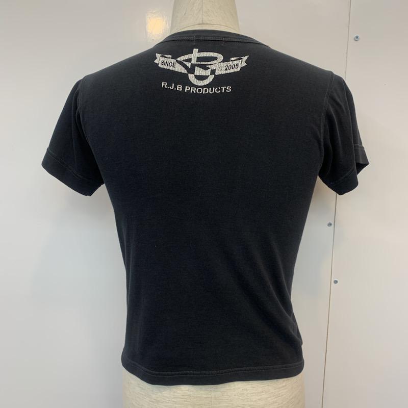R.J.Blues R.J.Blues Tシャツ  Ｔシャツ 無地 黒 / ブラック /  メンズ USED 古着 中古 10022243