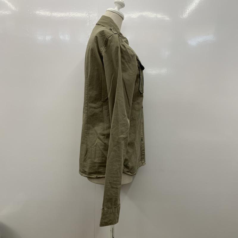 アースミュージックアンドエコロジー earth music&ecology シャツ、ブラウス  長袖シャツ S 無地 レディース USED 古着 中古 10022296
