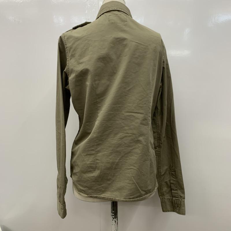 アースミュージックアンドエコロジー earth music&ecology シャツ、ブラウス  長袖シャツ S 無地 レディース USED 古着 中古 10022296