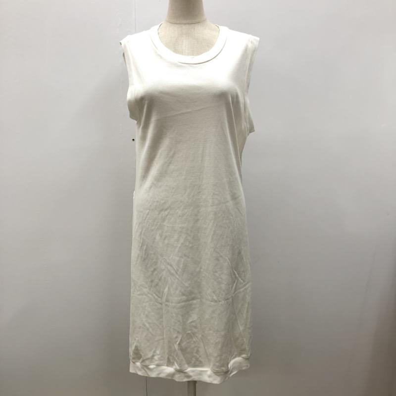 オキラク OKIRAKU ワンピース  ワンピース ノースリーブ FREE 無地 白 / ホワイト /  レディース USED 古着 中古 10022332