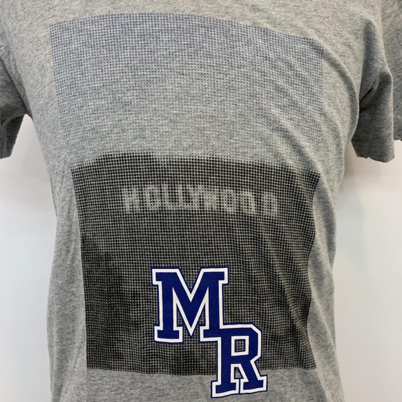 ミスタージェントルマン MR.GENTLEMAN Tシャツ 半袖 無地 ロゴ プリント S 無地 X ロゴ、文字 X プリント 灰 / グレー / X 青 / ブルー /  メンズ USED 古着 中古 10022436