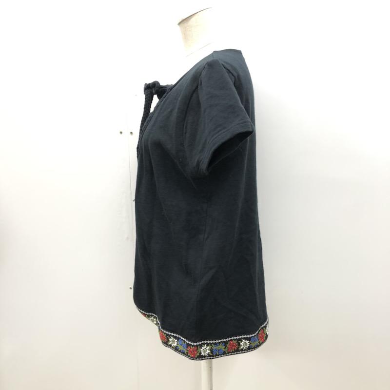 ビームスボーイ BEAMS BOY カーディガン  カーディガン 無地 黒 / ブラック /  レディース USED 古着 中古 10022498