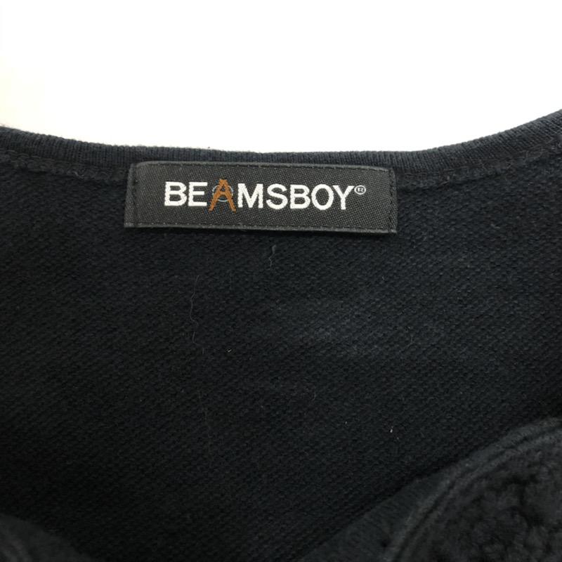 ビームスボーイ BEAMS BOY カーディガン  カーディガン 無地 黒 / ブラック /  レディース USED 古着 中古 10022498