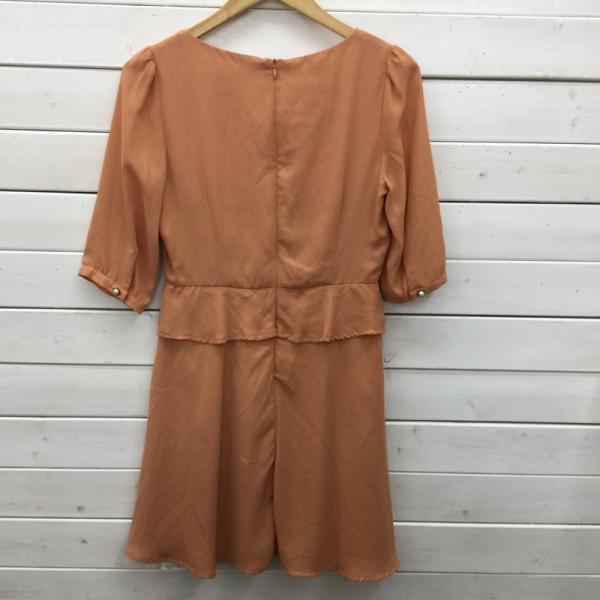 ラボラトリーワーク laboratory work ワンピース  ワンピース 五分袖 タグ付き M 無地 レディース USED 古着 中古 10022499