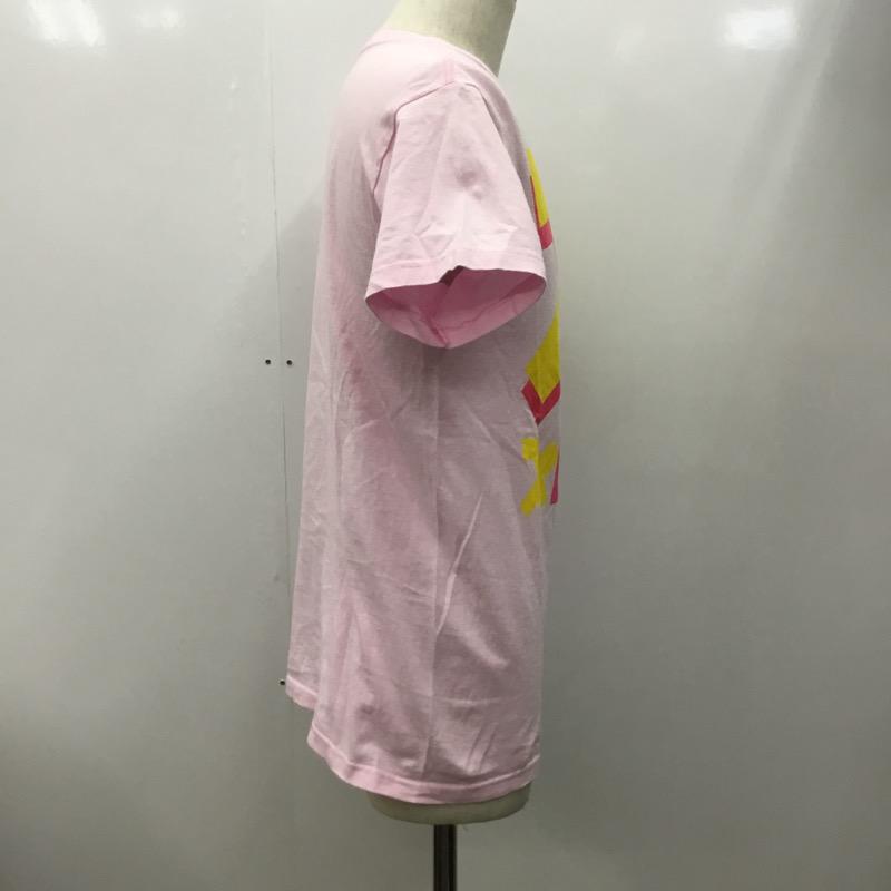 エクストララージ XLARGE Tシャツ 半袖 無地 ロゴ S 無地 X ロゴ、文字 桃 / ピンク / X 黄 / イエロー /  メンズ USED 古着 中古 10022522