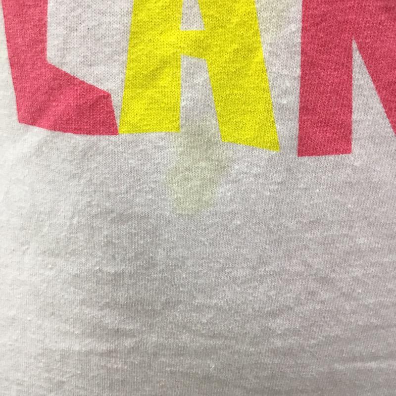 エクストララージ XLARGE Tシャツ 半袖 無地 ロゴ S 無地 X ロゴ、文字 桃 / ピンク / X 黄 / イエロー /  メンズ USED 古着 中古 10022522