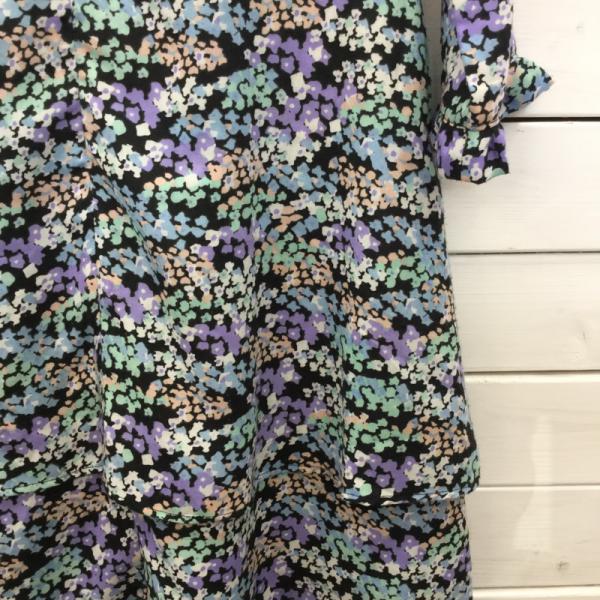 ミルクフェド MILKFED. ワンピース  ワンピース 五分袖 XS 花柄 レディース USED 古着 中古 10022539