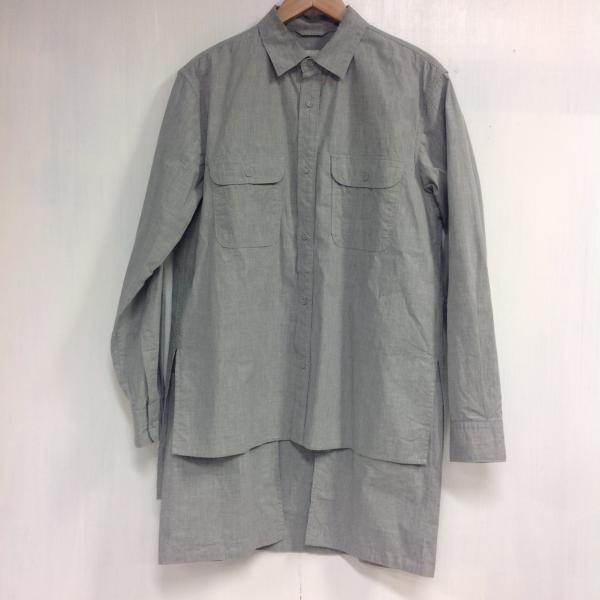 ベトン BETON シャツ、ブラウス 長袖 エプロンシャツ 3 灰 / グレー /  メンズ USED 古着 中古 10022551