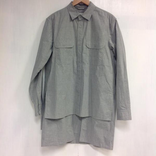 ベトン BETON シャツ、ブラウス 長袖 エプロンシャツ 3 灰 / グレー /  メンズ USED 古着 中古 10022551